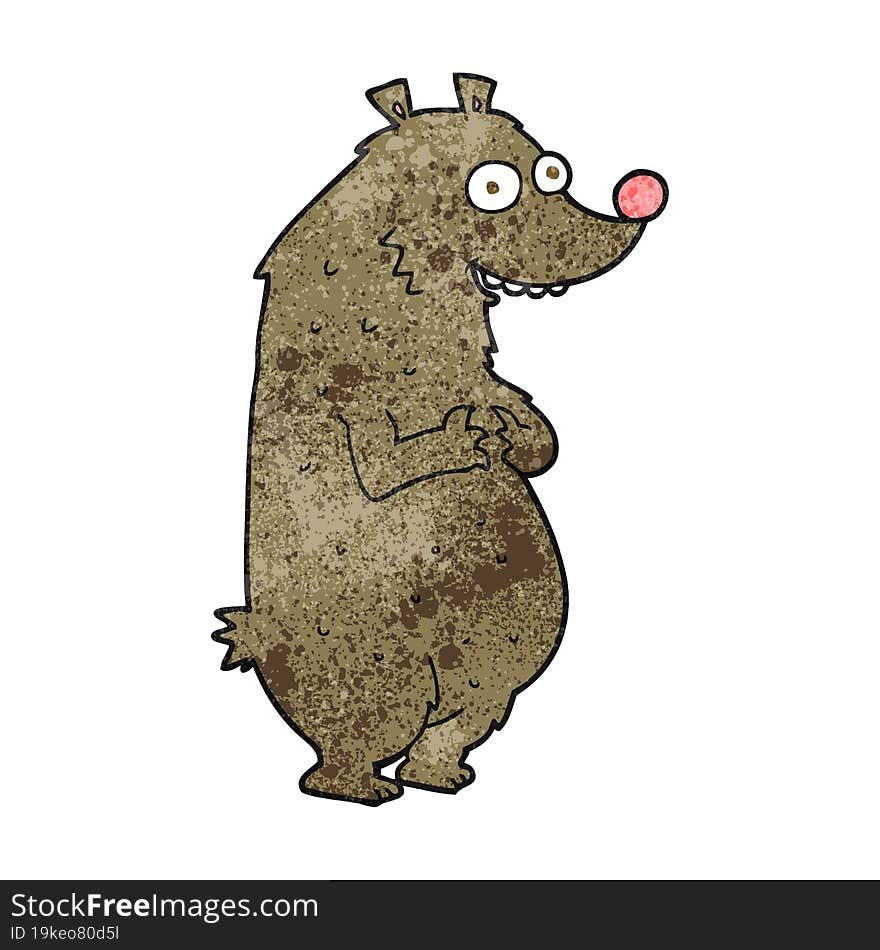 Textured Cartoon Bear