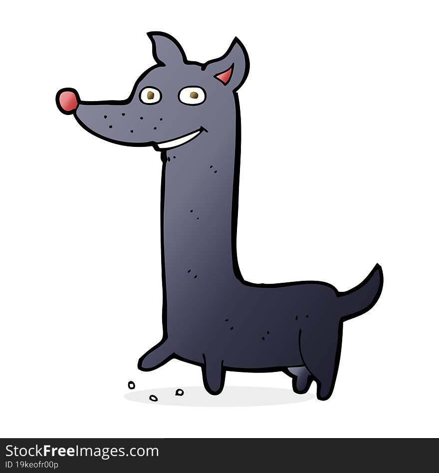 Funny Cartoon Dog