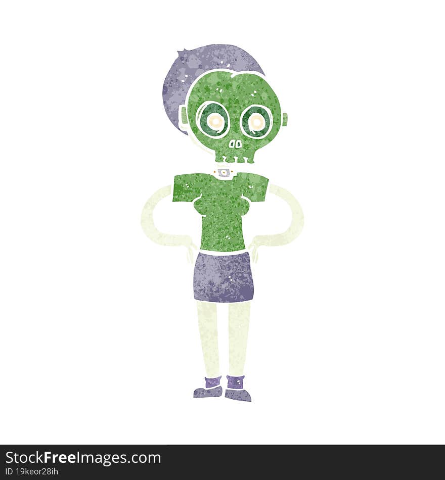 cartoon woman wearing mask