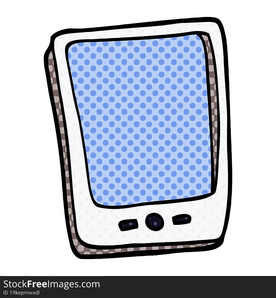 Cartoon Doodle Touch Screen Mobile