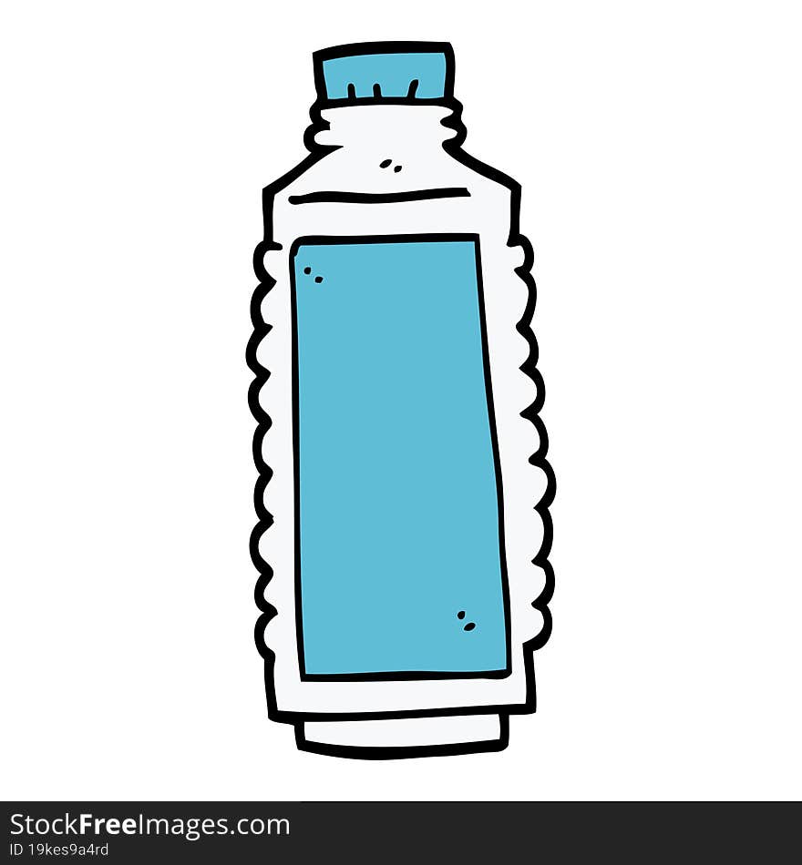 Cartoon Doodle Drinks Bottle