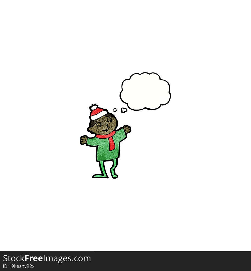 Cartoon Christmas Elf