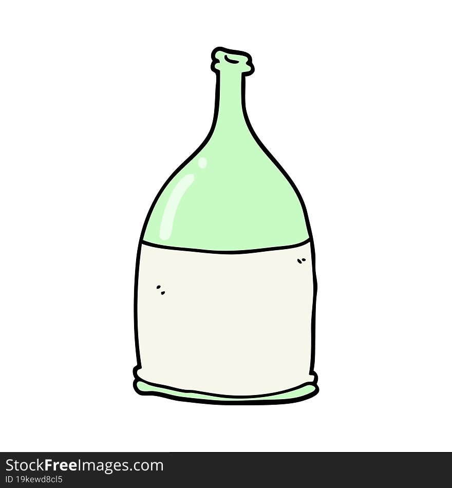 cartoon bottle