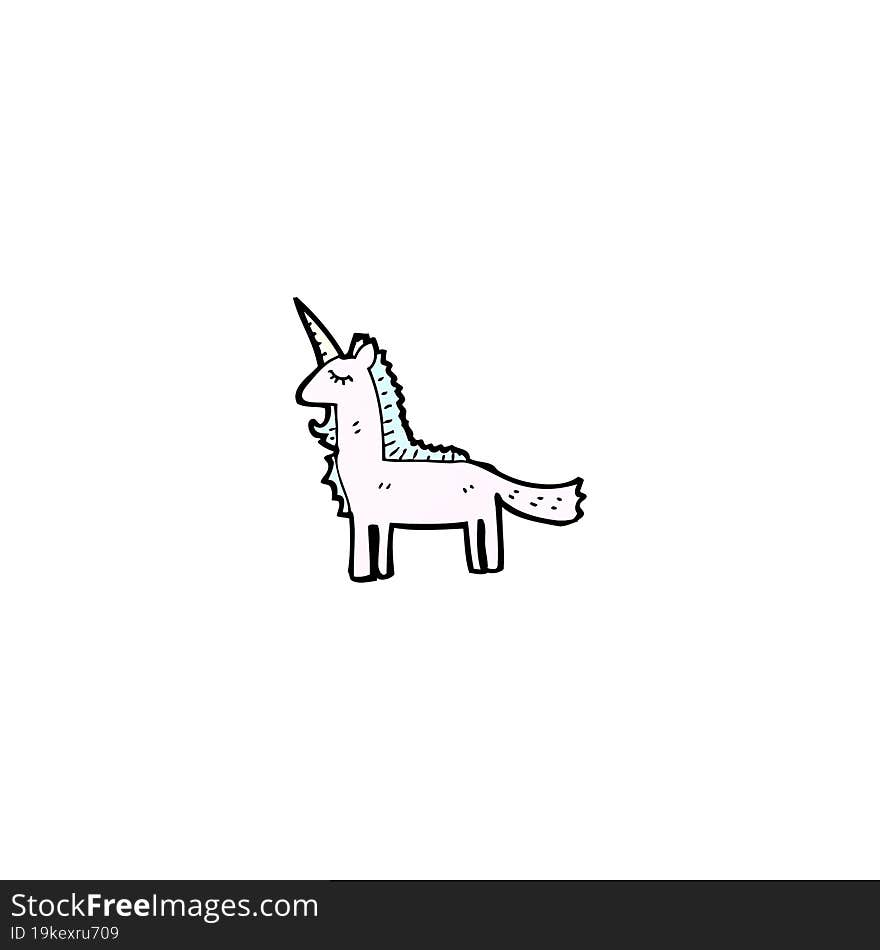 cartoon unicorn