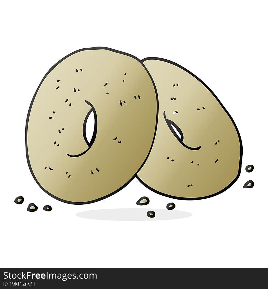 Cartoon Bagels