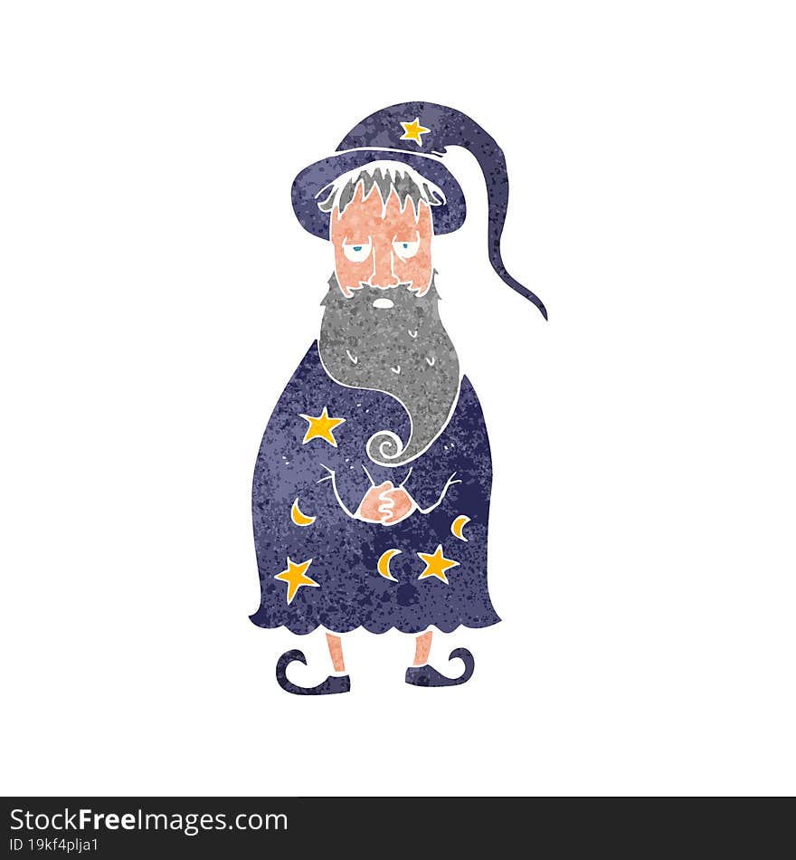 cartoon wizard