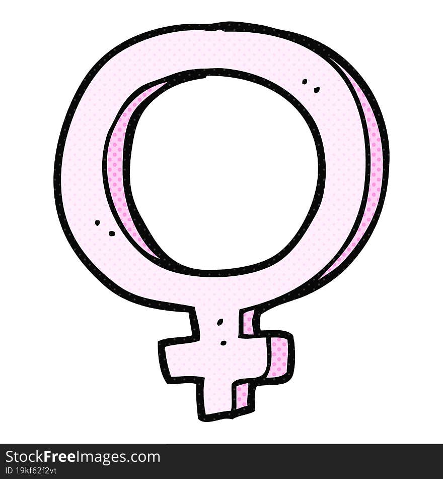 Cartoon Female Symbol