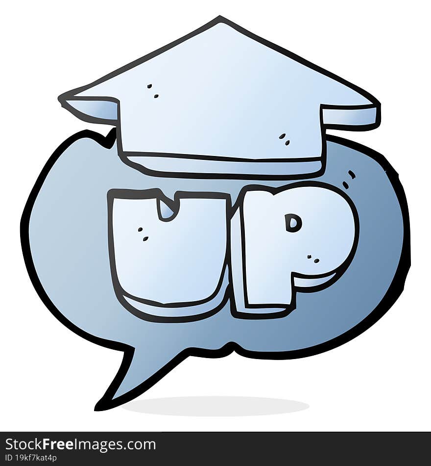 speech bubble cartoon up symbol