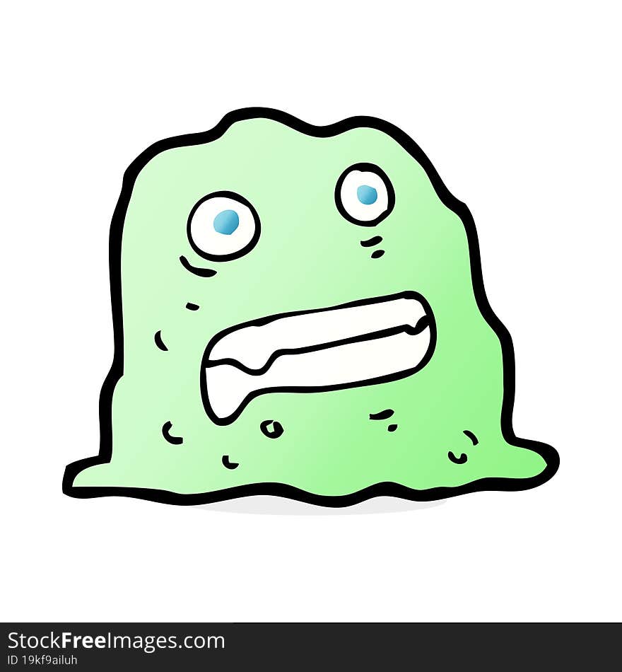 cartoon slime creature