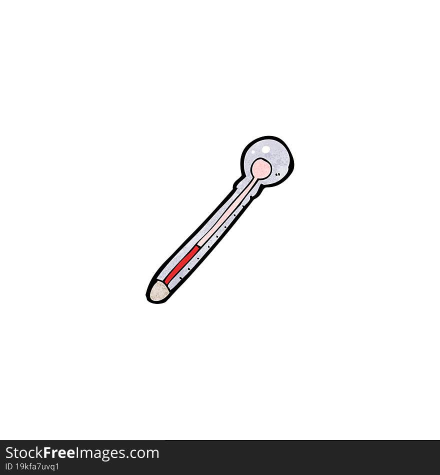 cartoon thermometer