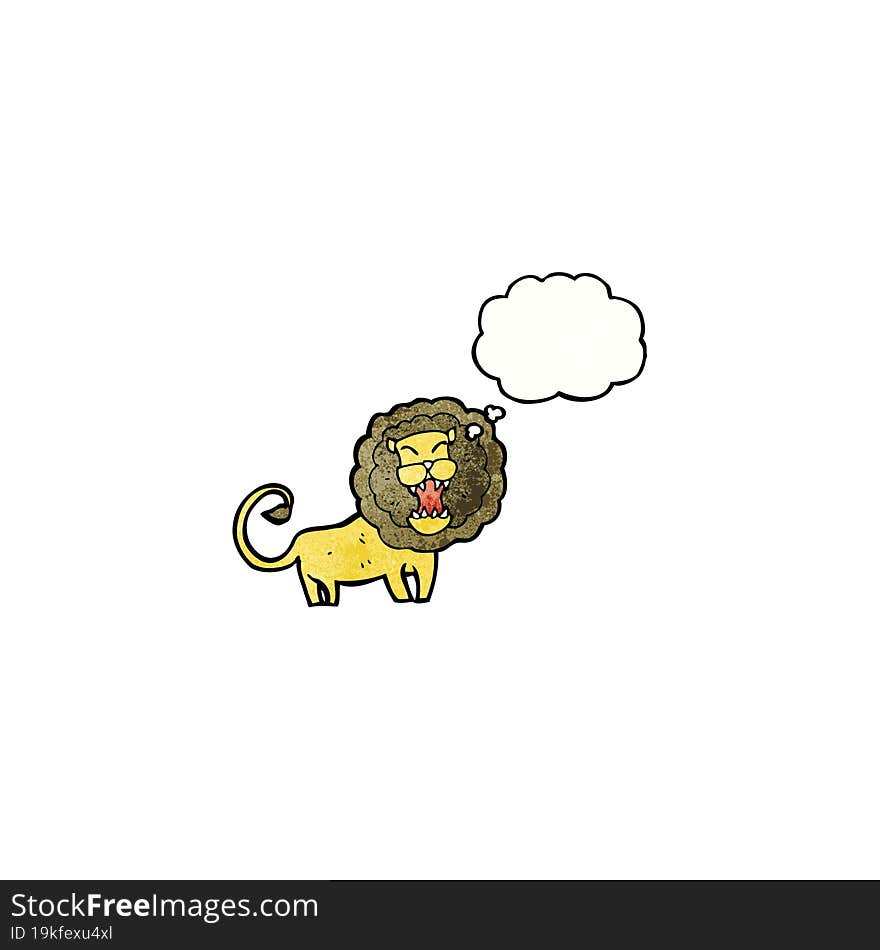 cartoon lion