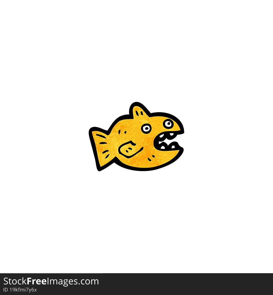 cartoon goldfish