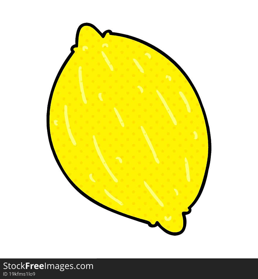 cartoon of a lemon