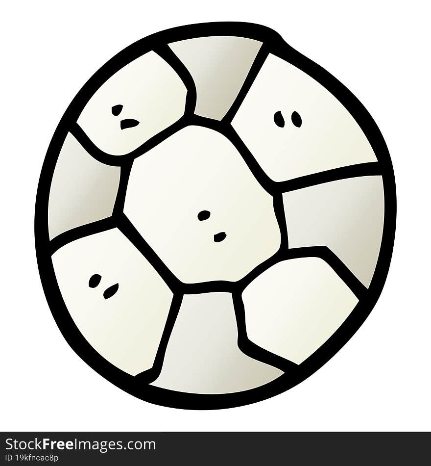 vector gradient illustration cartoon soccer ball