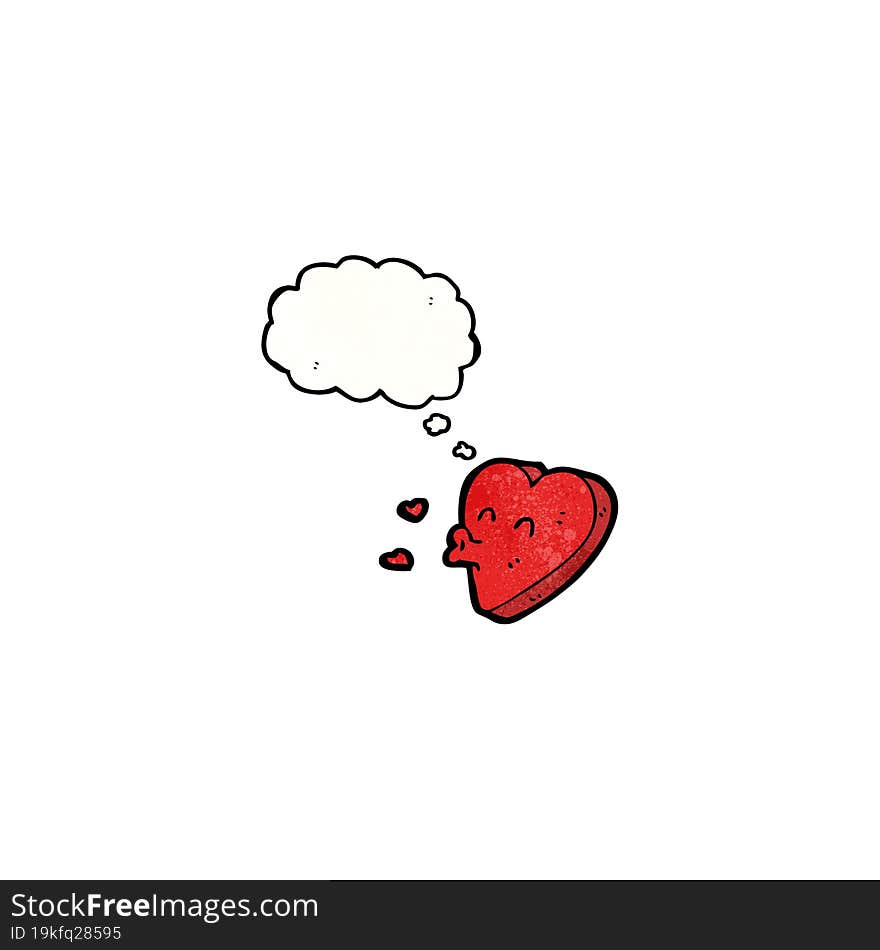 funny cartoon love heart