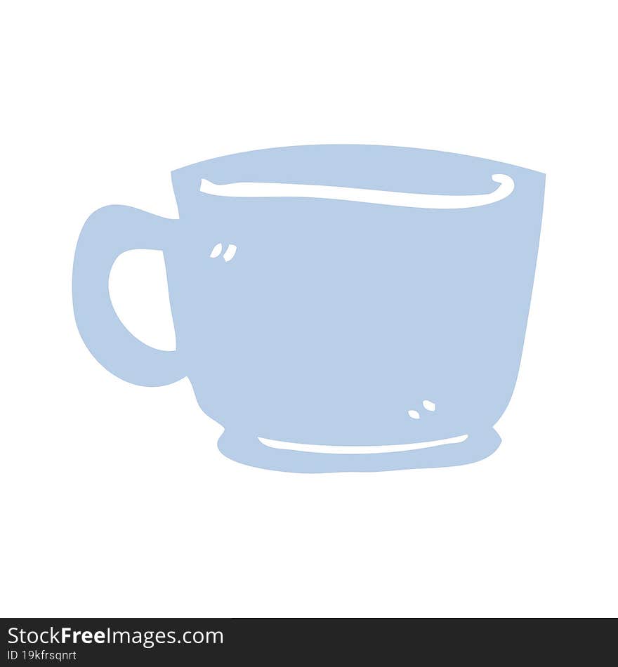 Cartoon Doodle Of A Tea Cup