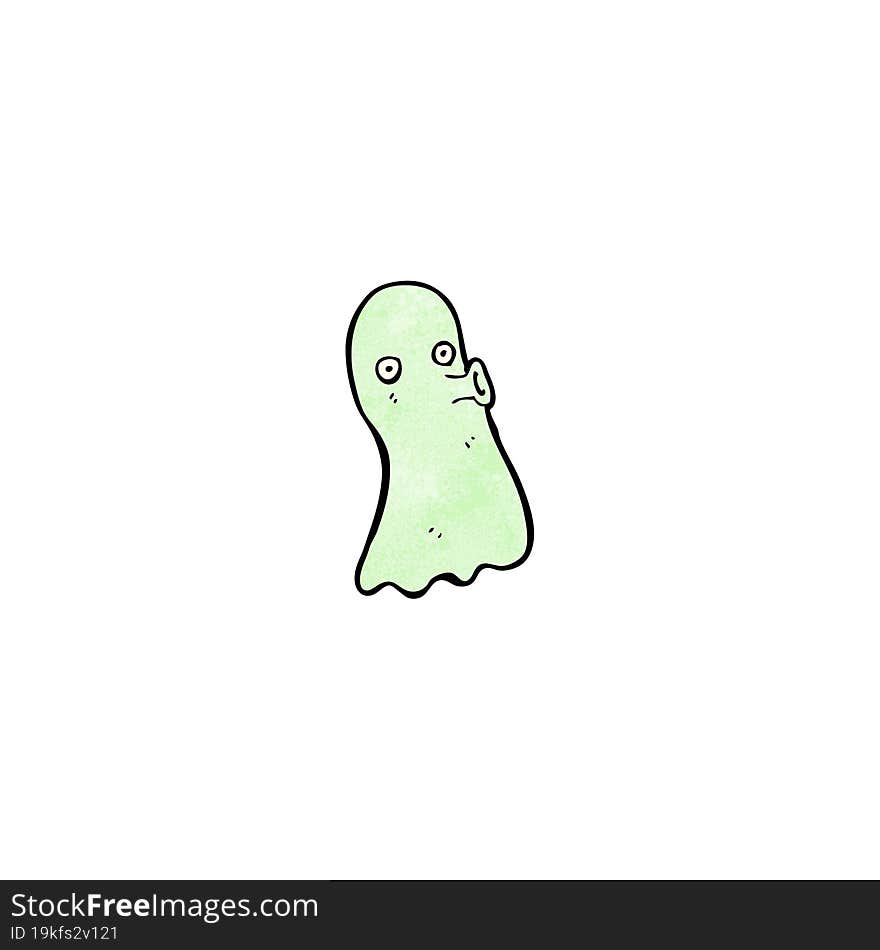 cartoon spooky ghost