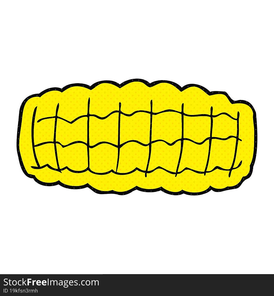 cartoon corn cob