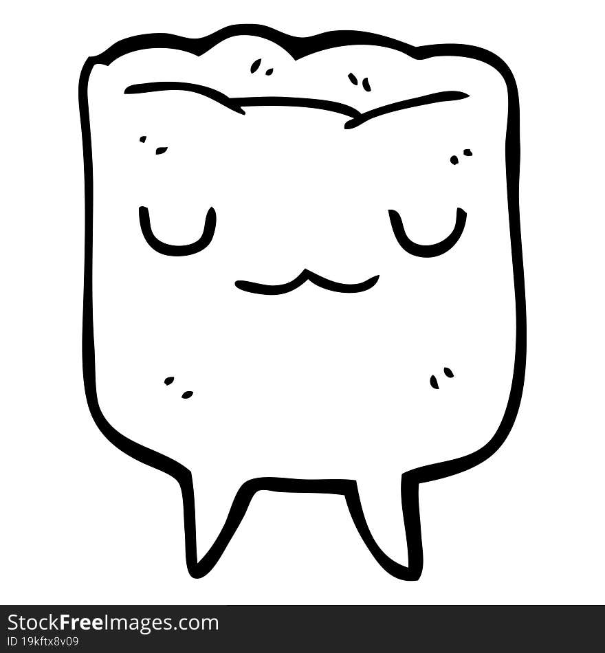 cartoon tooth