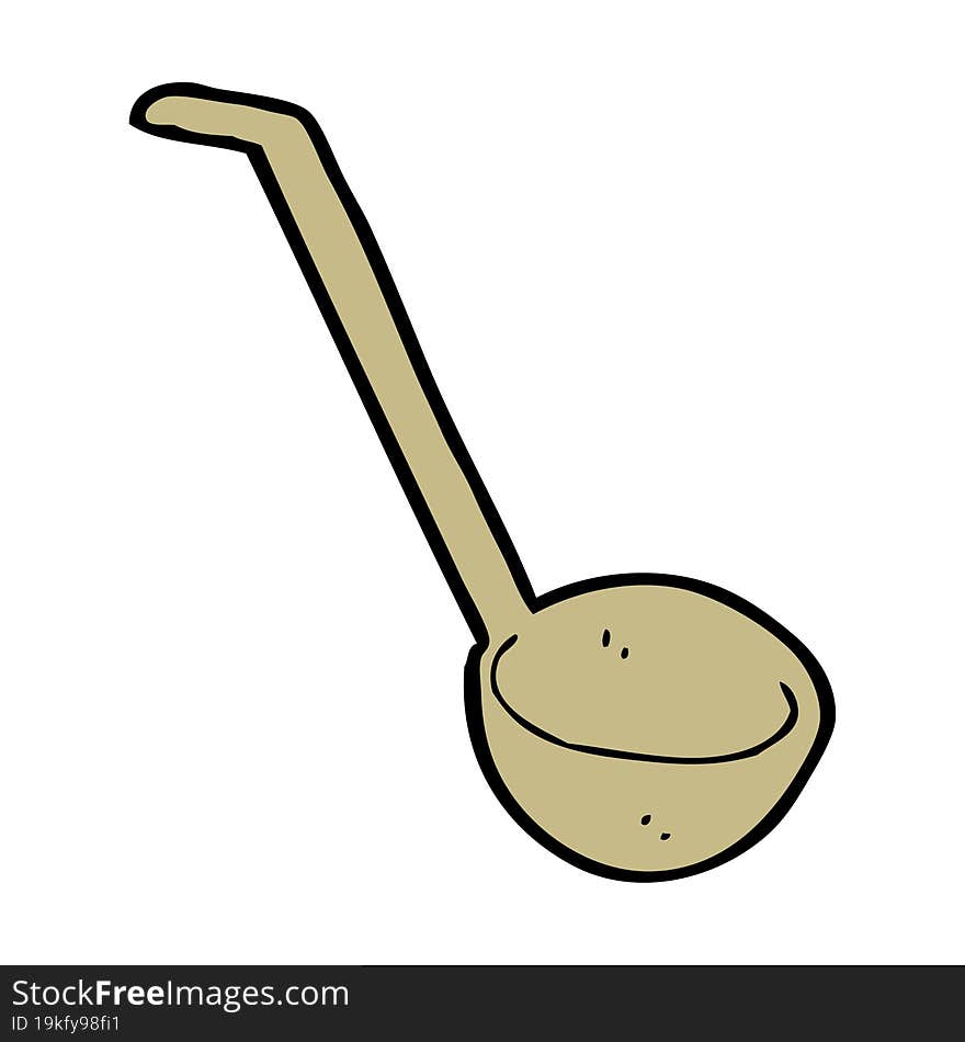 Cartoon Ladle