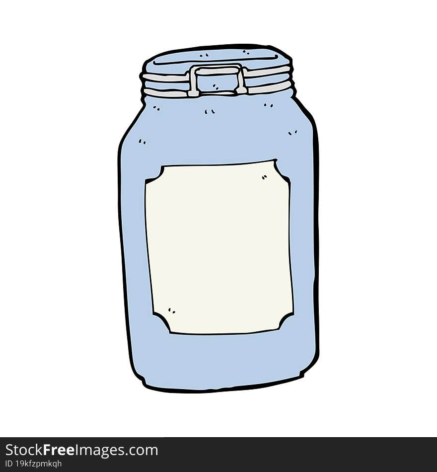 cartoon jar