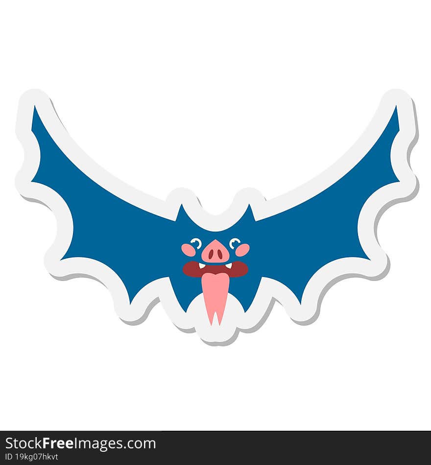 Cute Halloween Bat Sticker