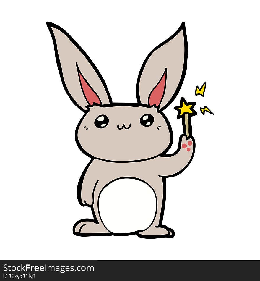 cute cartoon rabbit