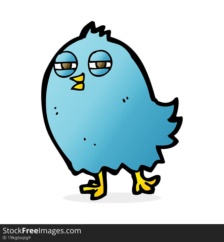 Funny Cartoon Bird