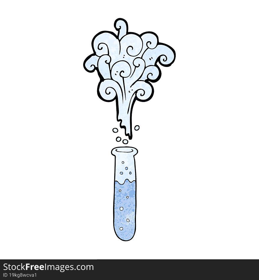 Cartoon Test Tube