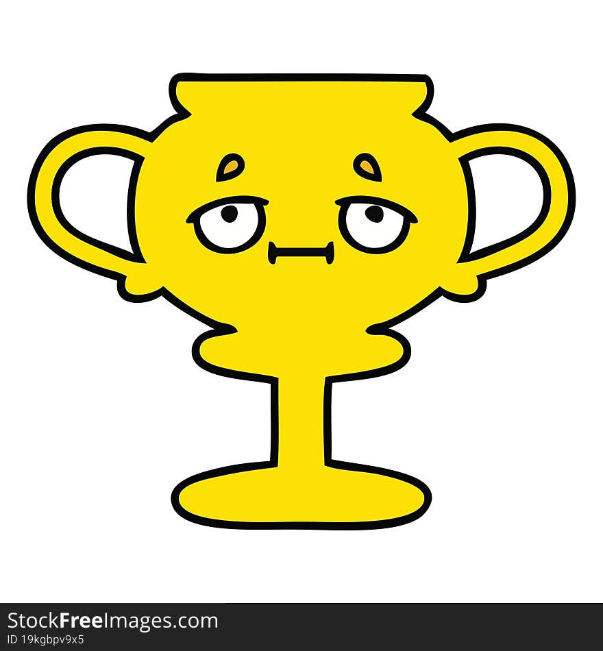 cute cartoon trophy