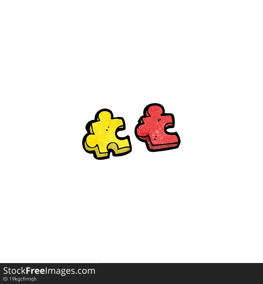 Jigsaw Puzzle Piece Cartoon