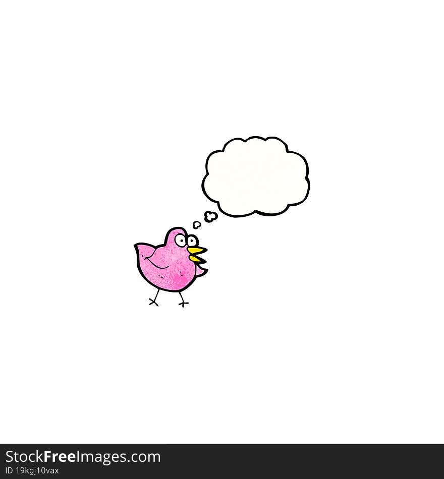 little bird cartoon