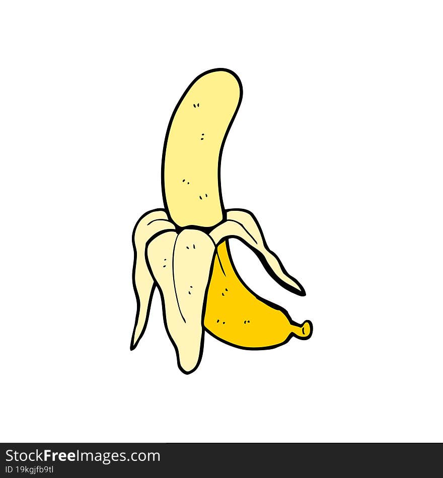 cartoon banana