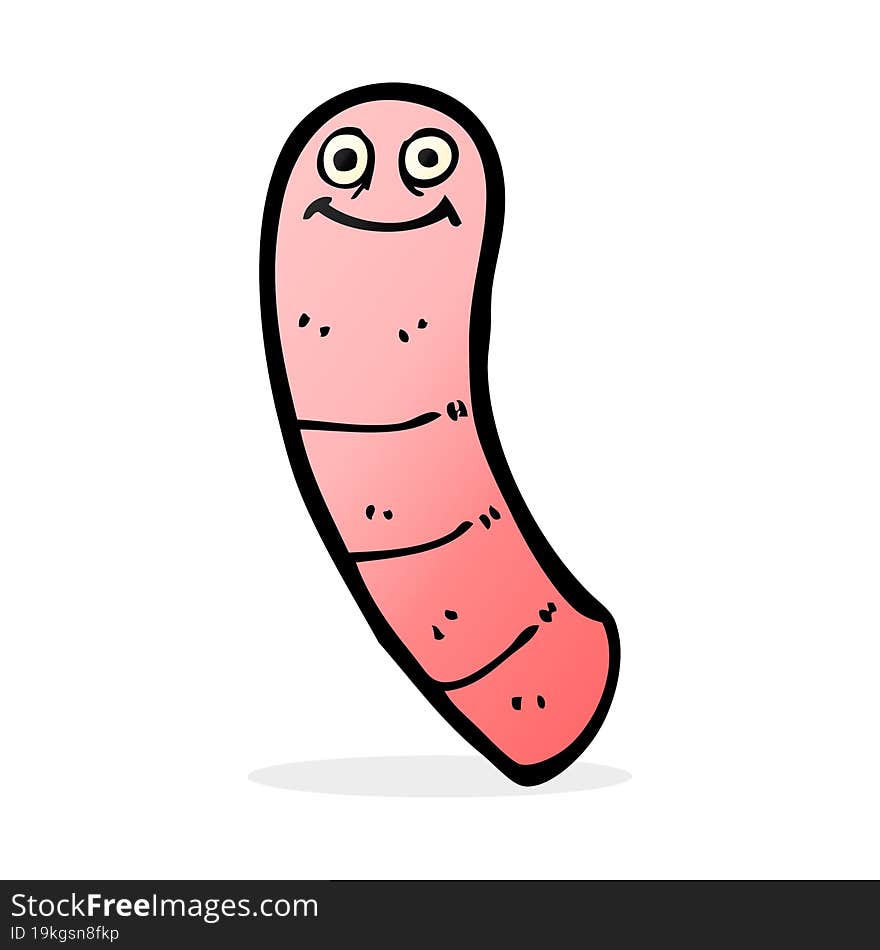 cartoon worm