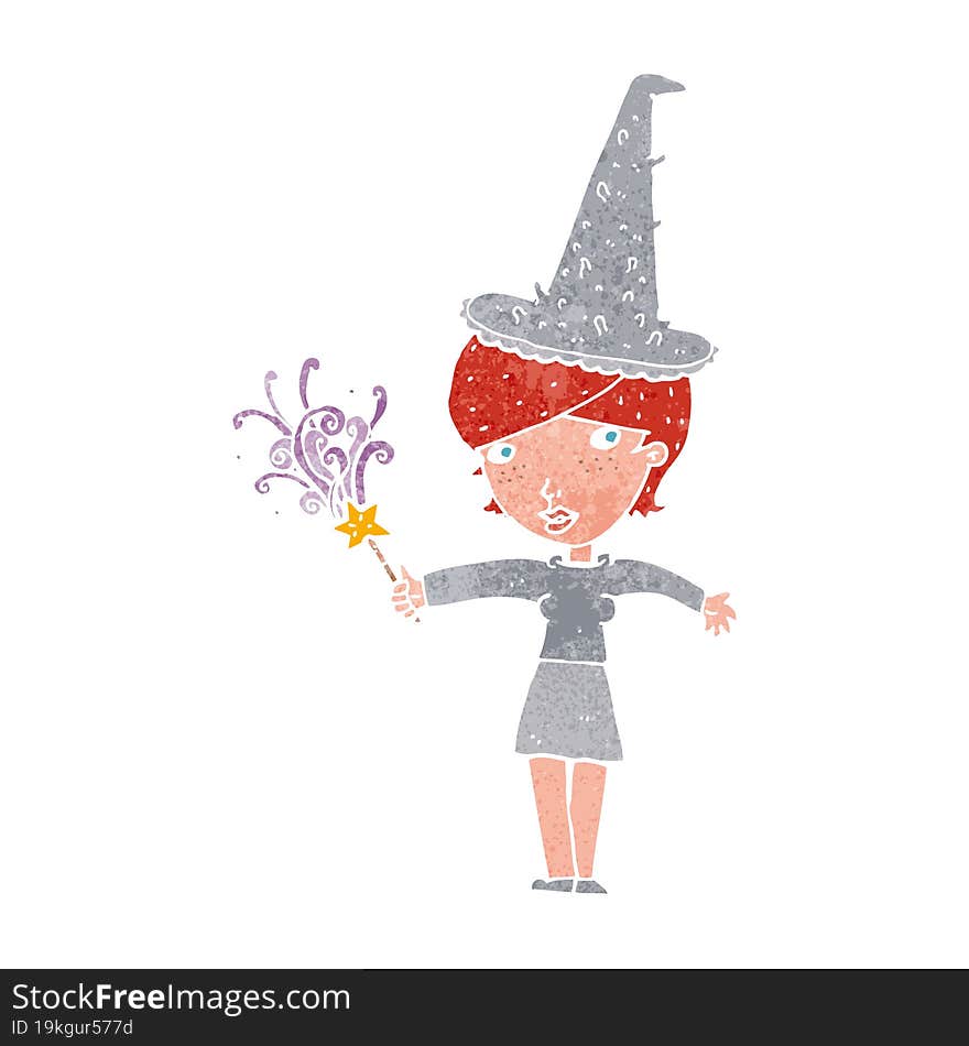 Cartoon Halloween Witch