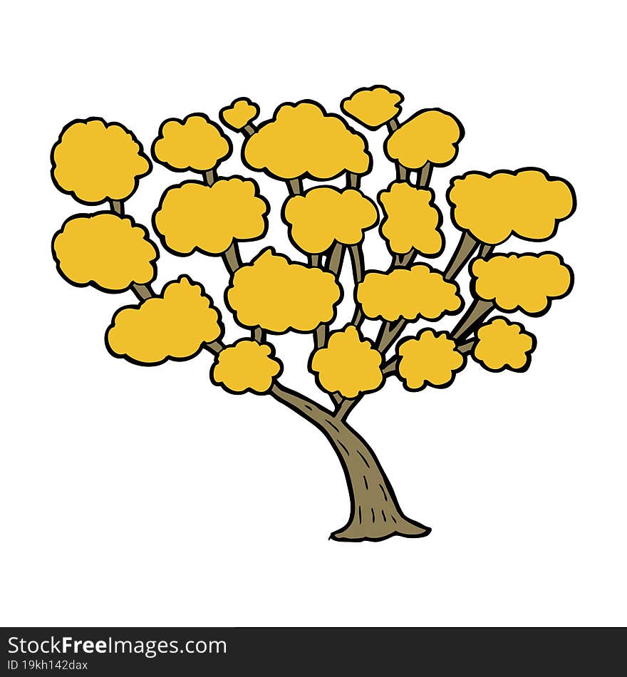 cartoon tree