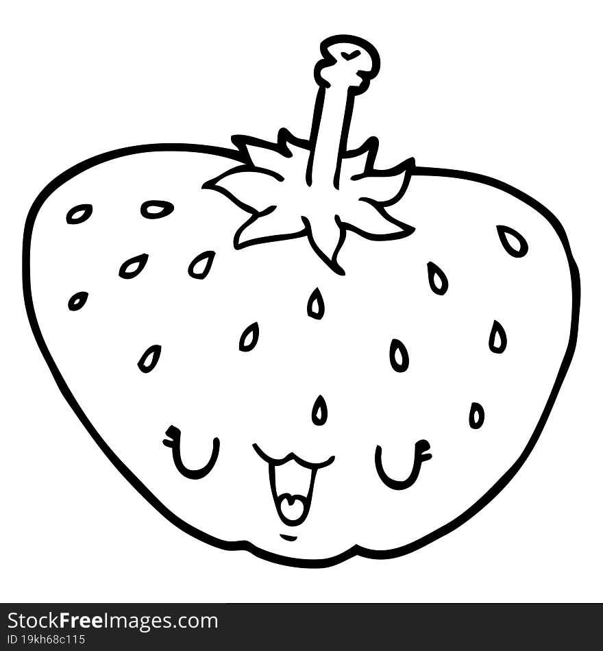 cartoon strawberry