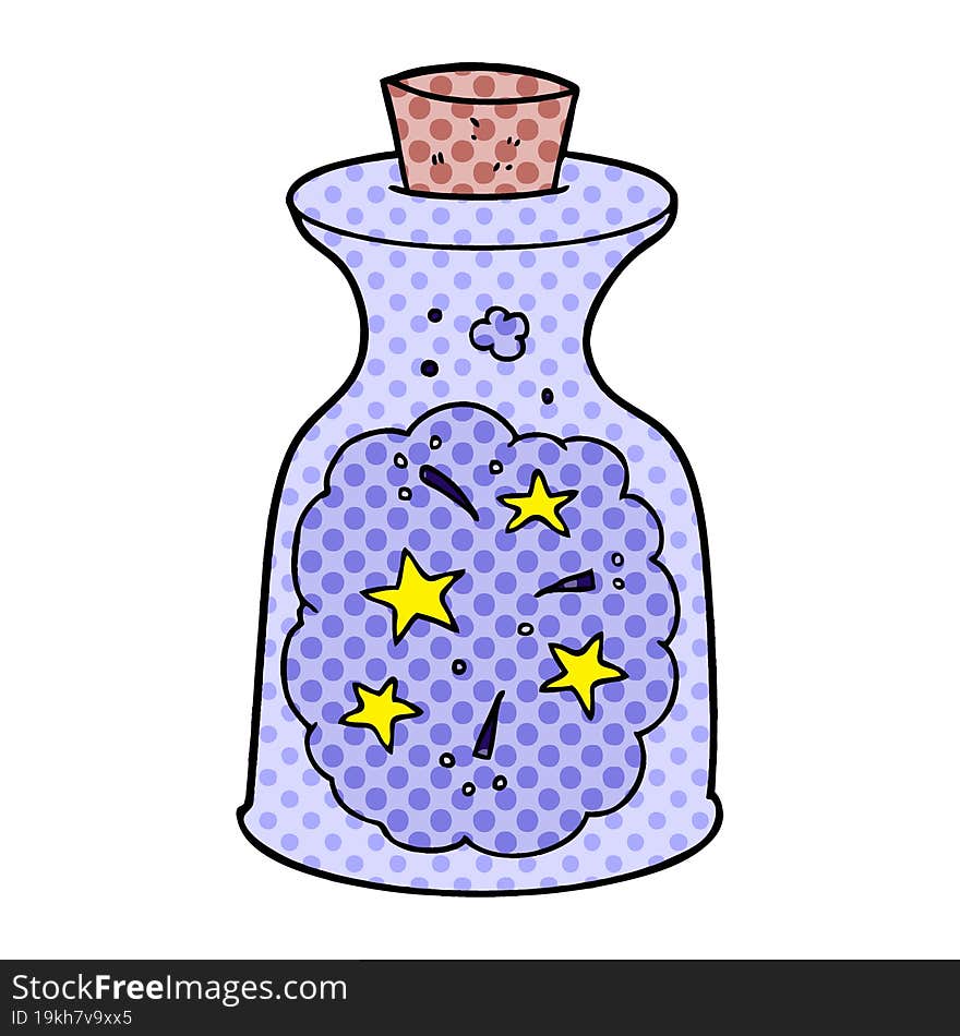 cartoon magic potion. cartoon magic potion