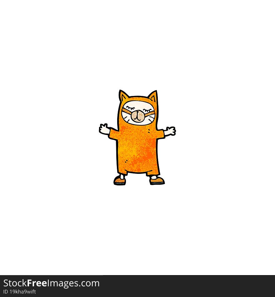 cartoon cat costume