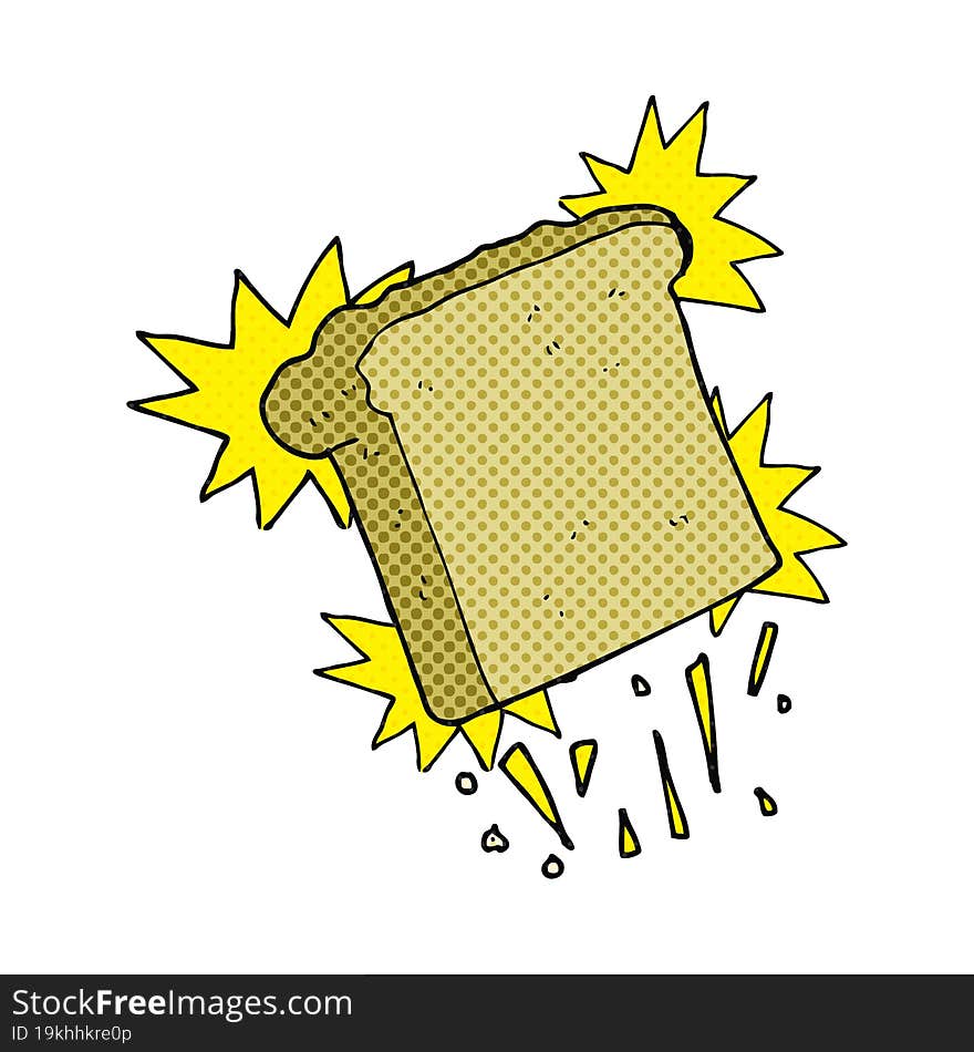 cartoon toast