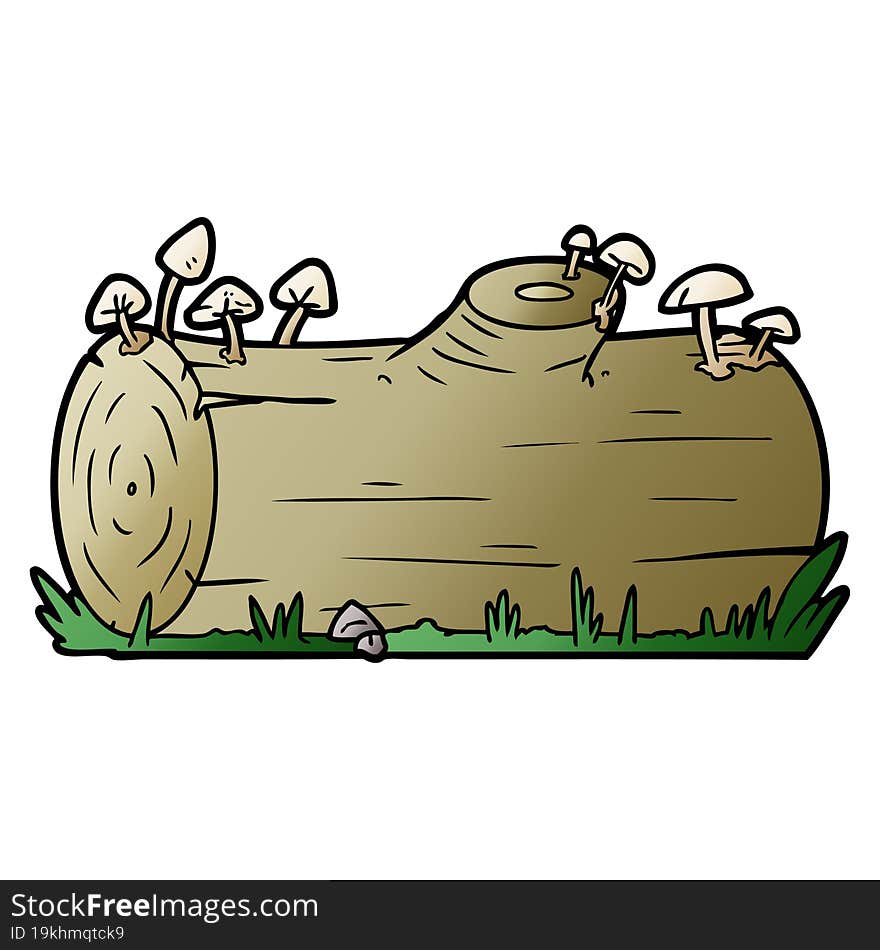 cartoon log. cartoon log