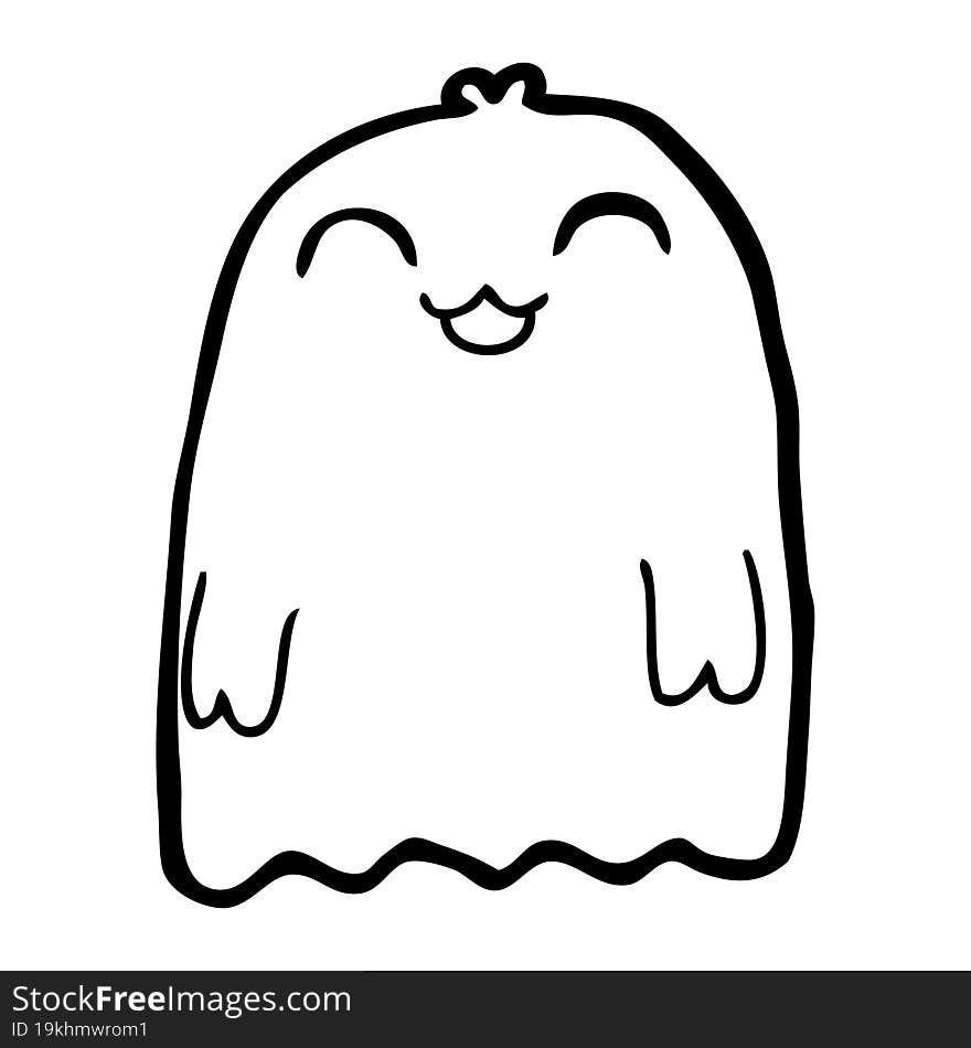 cartoon ghost