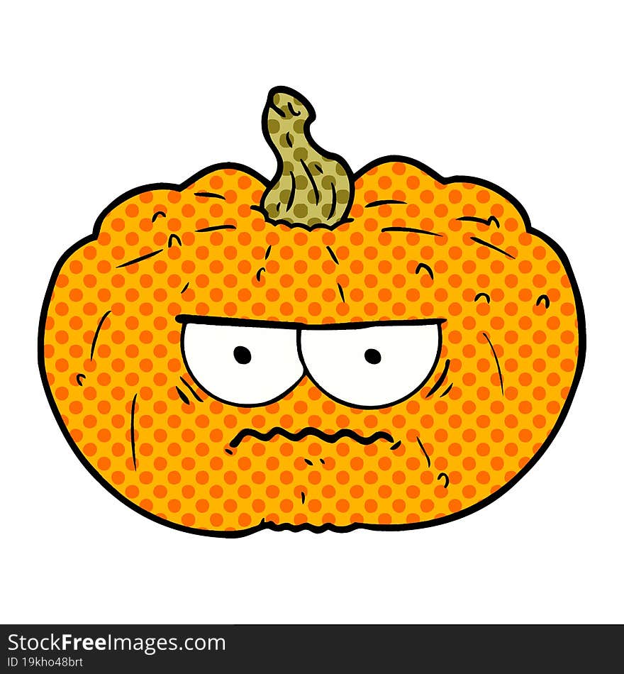 cartoon pumpkin. cartoon pumpkin