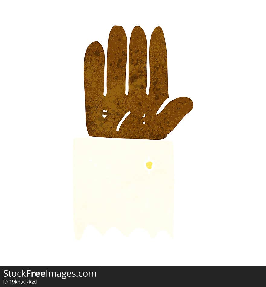 cartoon hand symbol