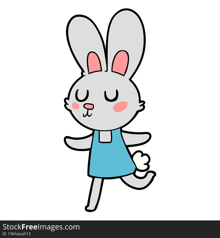 cartoon rabbit. cartoon rabbit