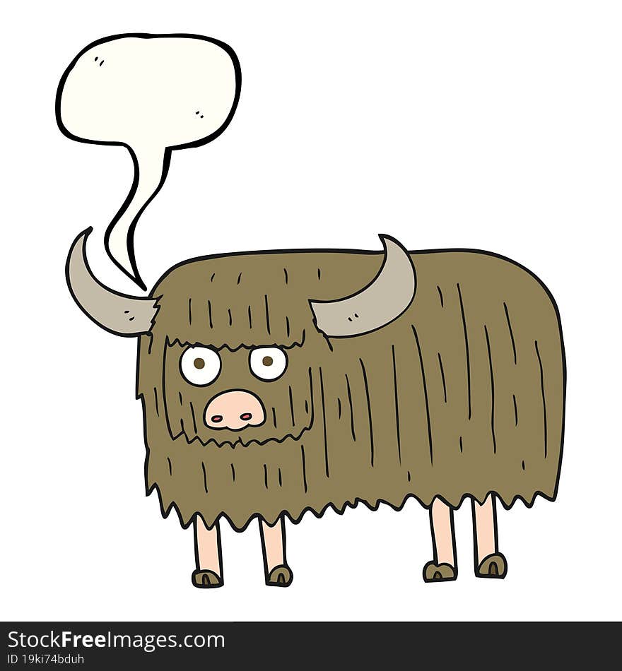 speech bubble cartoon hairy cow