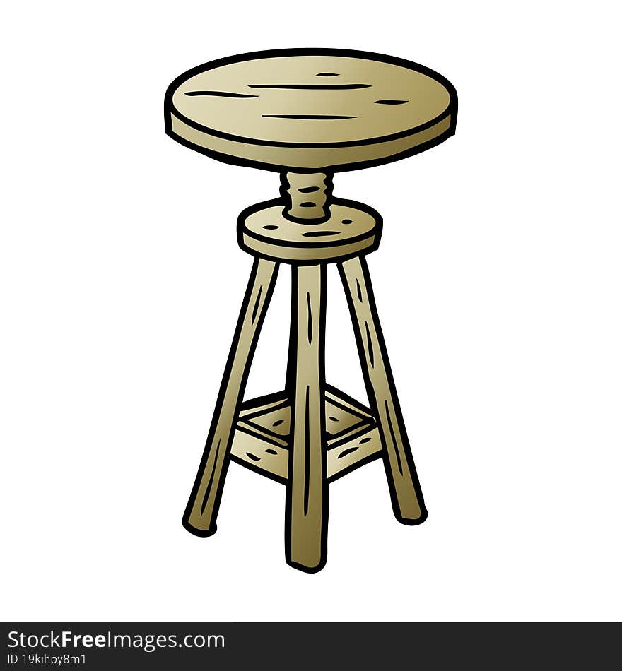 cartoon adjustable artist stool. cartoon adjustable artist stool