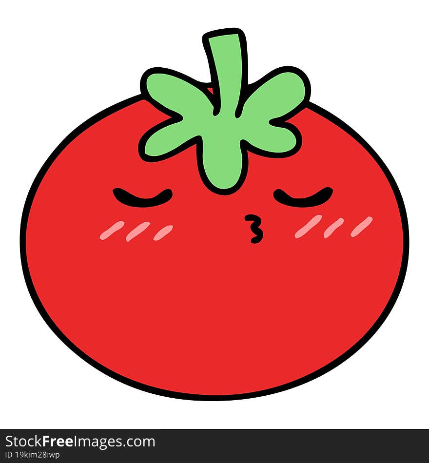 perfectly ripe tomato