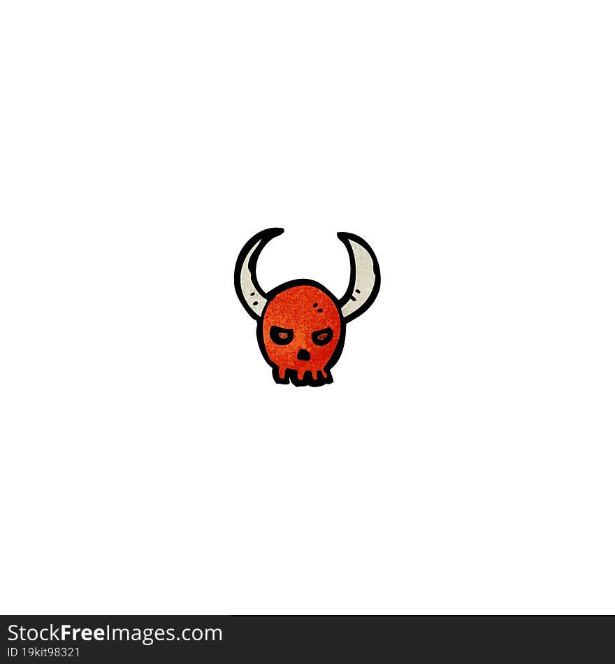 Cartoon Skull Symbol