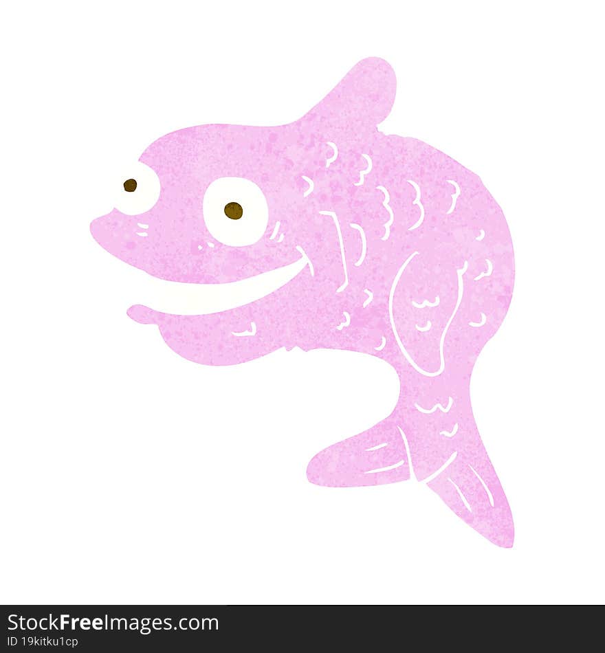 Cartoon Happy Fish